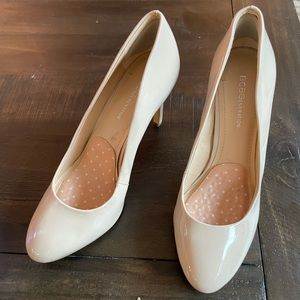 BCBG Cream Heels